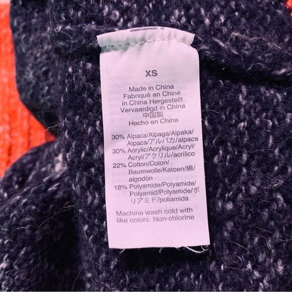 Madewell Striped Baxter Sweater Tunic Oversized XS. - Picture 10 of 16